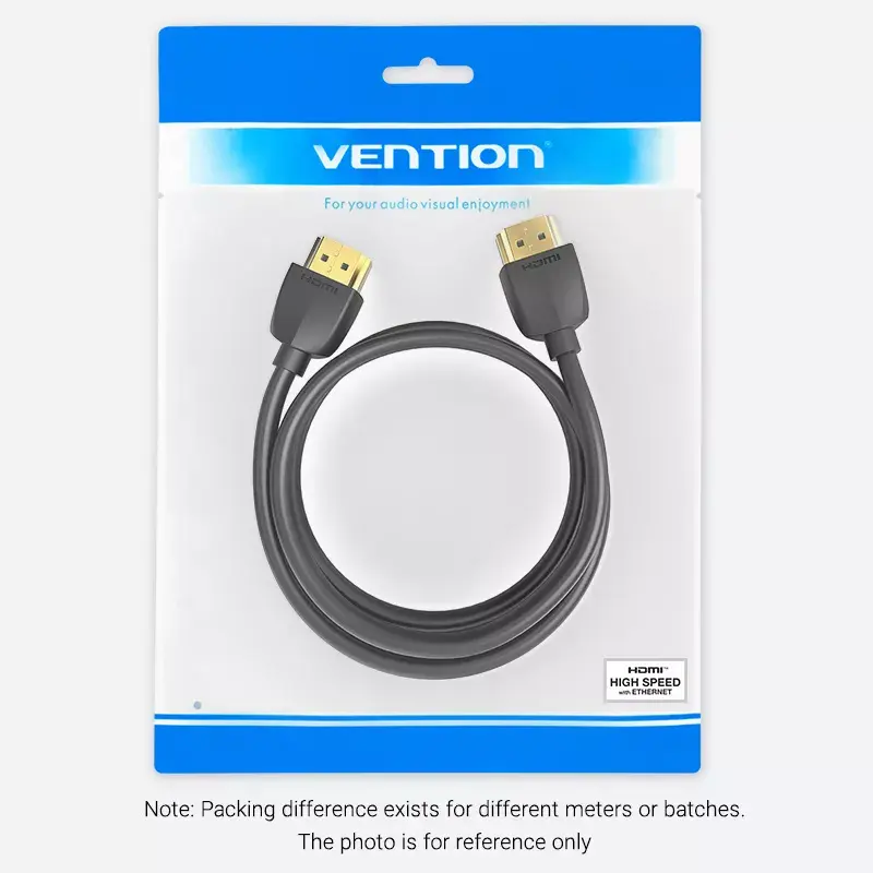Przenośny kabel HDMI Vention 1M Czarny 2.0 18 Gbit/s