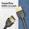 Przenośny kabel HDMI Vention 1M Czarny 2.0 18 Gbit/s
