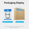 Kabel DisplayPort męsko-męski Vention 1,5 m, 4K HD, czarny, średnica 6 mm