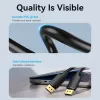 Kabel DisplayPort męsko-męski Vention 1,5 m, 4K HD, czarny, średnica 6 mm