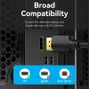 Kabel DisplayPort męsko-męski Vention 1,5 m, 4K HD, czarny, średnica 6 mm
