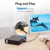 Kabel DisplayPort do DVI Vention HAFBH — DisplayPort na DVI, 1 m, czarny, 5,2 mm