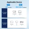 Kabel DisplayPort do DVI Vention HAFBH — DisplayPort na DVI, 1 m, czarny, 5,2 mm
