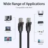 Vention Cat.6 UTP Patch kabel 0.5M Czarny RJ-45 1000 Mbit/s