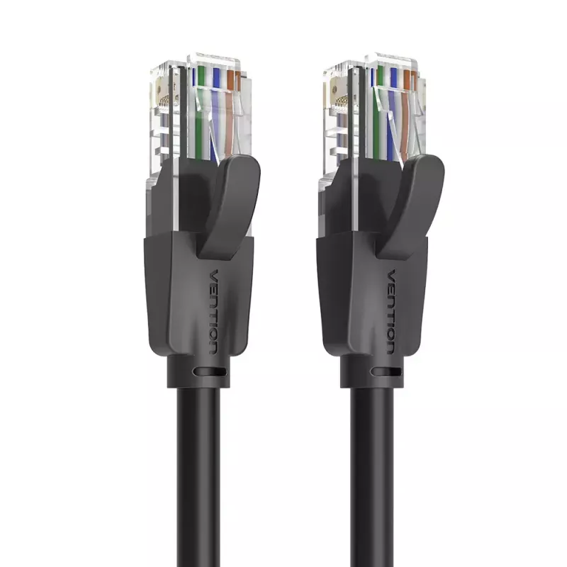 Kabel sieciowy Vention Cat.6 UTP patch kabel RJ-45 20 m, czarny