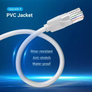 Kabel sieciowy Vention Cat.6 UTP kabel krosowy RJ-45 5M szary