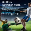 Vention 2-Port Bi-Directional 8K HDMI Switcher AKPH0, HDMI 2.1, 7680×4320@60Hz, USB-C power, Aluminium, szary