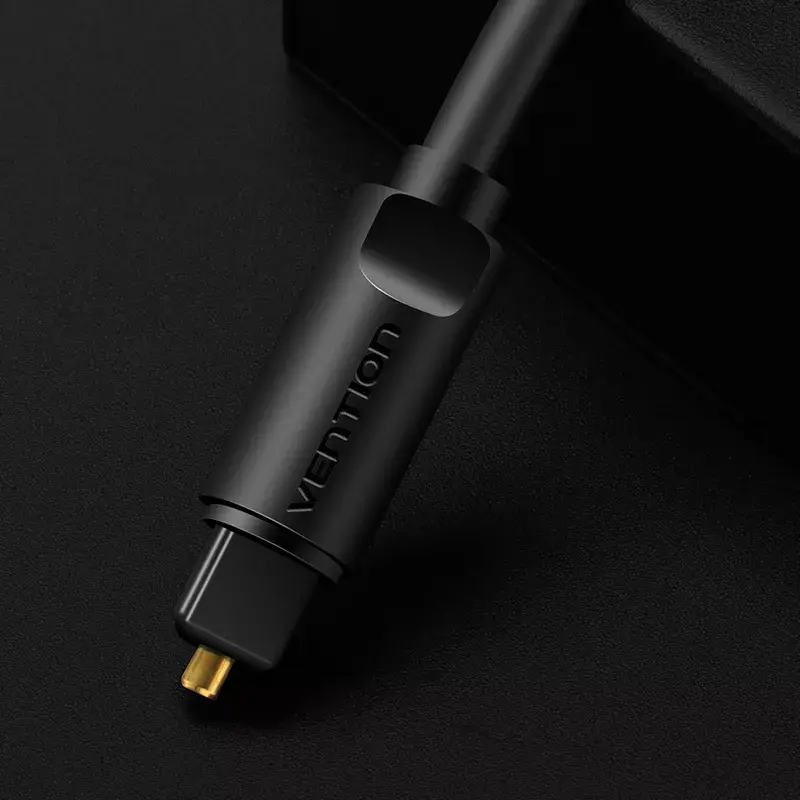 Kabel optyczny audio Vention 2M czarny TOSLINK męski na męski