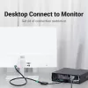 Konwerter VGA na HDMI Vention 0,15 M czarny VGA HDMI Micro USB Audio