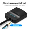 Konwerter VGA na HDMI Vention 0,15 M czarny VGA HDMI Micro USB Audio