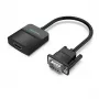 Konwerter VGA na HDMI Vention 0,15 M czarny VGA HDMI Micro USB Audio