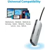 Stacja dokująca Vention USB-C do HDMI USB 3.0x3 SD TF PD 100W Szary