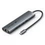 Stacja dokująca Vention 9-w-1 USB-C TGVHB — RJ-45, HDMI 4K@60Hz, USB 3.2 Gen1, SD/MicroSD, 1x USB-C