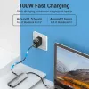 Stacja dokująca Vention wielofunkcyjna USB-C do HDMI USB3.0x3 RJ45 SD TF TRRS 3,5 mm PD 0,15 M szara stop aluminium