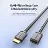 Kabel HDMI Vention AHCBF 1 m, wtyk HDMI-A męski do gniazda HDMI-A żeńskiego, 18 Gbit/s, 4K, czarny