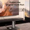 Kabel HDMI Vention HDMI-A męski na HDMI-A żeński 2 m, HDMI 2.0 18 Gbit/s, 4K, pozłacane złącza, czarny