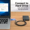 Kabel USB 2.0 A–A Vention 2 m, czarny PVC, USB A na USB A, 0,48 Gbit/s