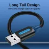 Kabel USB 2.0 A–A Vention 2 m, czarny PVC, USB A na USB A, 0,48 Gbit/s