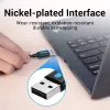 Kabel USB 2.0 A–A Vention 2 m, czarny PVC, USB A na USB A, 0,48 Gbit/s