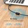 Kabel USB 2.0 A męski na B męski Vention COQBJ, 0,5 m, czarny, płaszcz PVC, 2 A, 0,48 Gbit/s