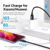 Kabel Vention USB 2.0 A Męski na C Męski 3A 0,5M Czarny