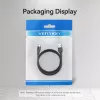 Vention USB 2.0 A Męski na C Męski Kabel 3A 0,5M Czarny