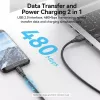 Kabel Vention USB 2.0 A męski do Micro-B męskiego 2A 2 m czarny