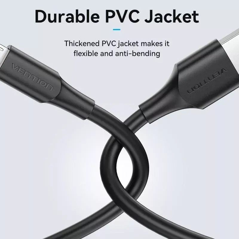 Kabel Vention USB 2.0 A męski do Micro-B męskiego 2A 2 m czarny
