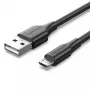 Kabel Vention USB 2.0 A męski do Micro-B męskiego 2A 2 m czarny