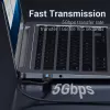 Kabel USB A do A Vention CONBD 0,5 m, USB 3.2 Gen 1 (5 Gbit/s), czarny