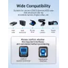 Kabel Vention USB 3.0 A na B 3 m — USB 3.2 Gen 1 (5 Gbit/s), Czarny, Złącza niklowane