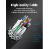 Kabel Vention USB 3.0 A na B 3 m — USB 3.2 Gen 1 (5 Gbit/s), Czarny, Złącza niklowane