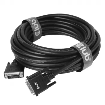 Kabel CLUB3D DVI-D Dual Link 24+1 M/M 3 m/9,84 stopy dwukierunkowy 28AWG