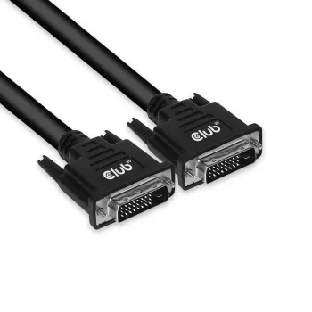 Kabel CLUB3D DVI-D Dual Link 24+1 M/M 3 m/9,84 stopy dwukierunkowy 28AWG