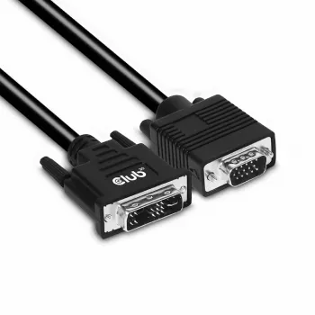 Kabel DVI-A do VGA M/M CLUB3D CAC-1243 3 m 28 AWG Czarny