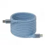 Kabel CLUB3D USB-C® z cewką magnetyczną 240 W PD3.1 niebieski 2 m / 6,56 ft szybkie ładowanie