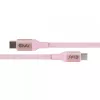 CLUB3D Kabel USB-C zwijany magnetycznie 240W różowy 2m USB 2.0