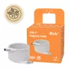 Kabel USB-C z cewką magnetyczną Club 3D CAC-3032 — biały, konstrukcja z cewką magnetyczną do ładowania i przesyłania danych