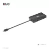 CLUB3D USB Gen2 Type-C do Dual DisplayPort 4k60Hz 7-w-1 HUB