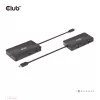 CLUB3D USB Gen2 Type-C do Dual DisplayPort 4k60Hz 7-w-1 HUB