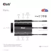 CLUB3D USB Gen2 Type-C do Dual DisplayPort 4k60Hz 7-w-1 HUB