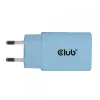 CLUB3D 2-Pack USB C Charger 30 Watt Whit, Indoor, AC, niebieski