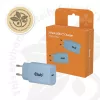 CLUB3D 2-Pack USB C Charger 30 Watt Whit, Indoor, AC, niebieski