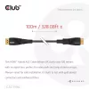 Kabel AOC CLUB3D CAC-1394 Ultra High Speed 4K120Hz/8K60Hz jednokierunkowy M/M 100m