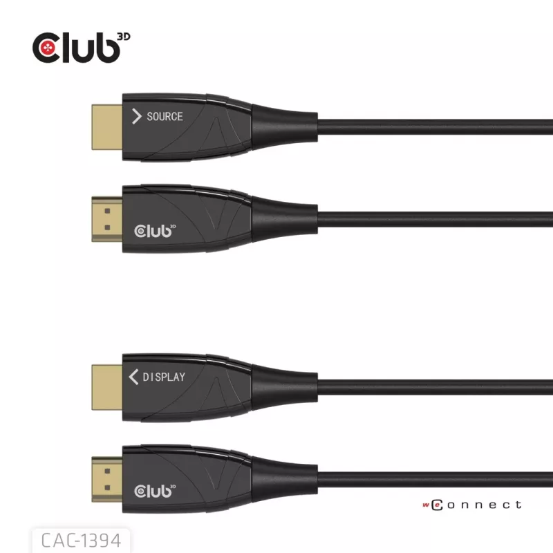 Kabel AOC CLUB3D CAC-1394 Ultra High Speed 4K120Hz/8K60Hz jednokierunkowy M/M 100m