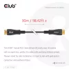 CLUB3D kabel hybrydowy AOC HDMI™ 8K60Hz/4K120Hz 30 m / 98,42 stopy, 30 m, HDMI Typ A (Standard), HDMI Typ A (Standard), 48 Gbit/s, Czarny