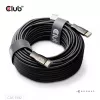 CLUB3D kabel hybrydowy AOC HDMI™ 8K60Hz/4K120Hz 30 m / 98,42 stopy, 30 m, HDMI Typ A (Standard), HDMI Typ A (Standard), 48 Gbit/s, Czarny