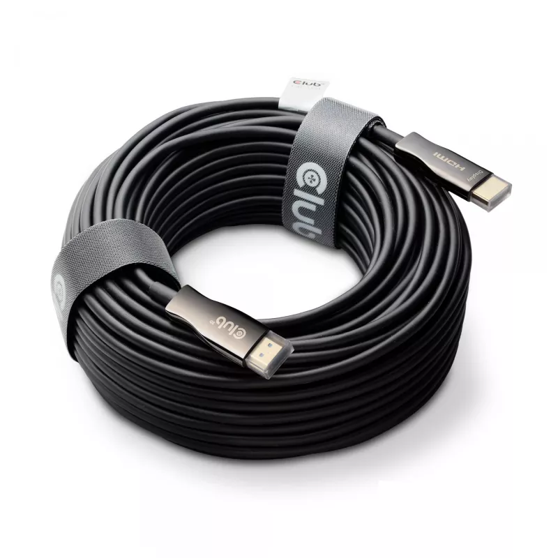 Club 3D HDMI Hybrid AOC kabel 8K60Hz / 4K120Hz 50 m, HDMI Type A Męski–Męski