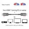 CLUB3D Ultra High Speed HDMI™ Certified Kabel AOC 4K120Hz/8K60Hz Jednokierunkowy M/M 15 m/49.21 st.