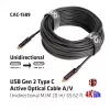 CLUB3D USB Gen 2 Type C Active Optical kabel A/V Unidirectional M/M 20 m
